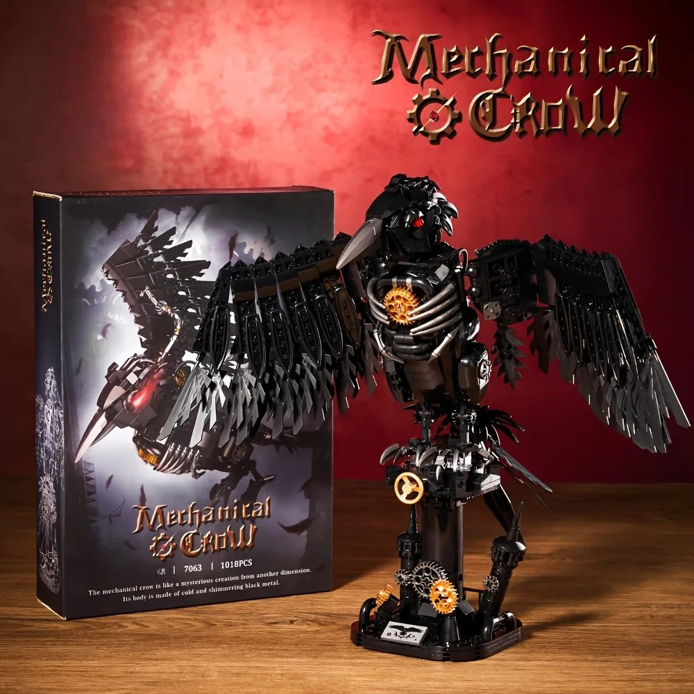 

НОВИНКА 2026: Технический конструктор «Ворон» из 1018 деталей, креативный набор для сборки моделей своими руками, игрушка-конструктор для взрослых и детей