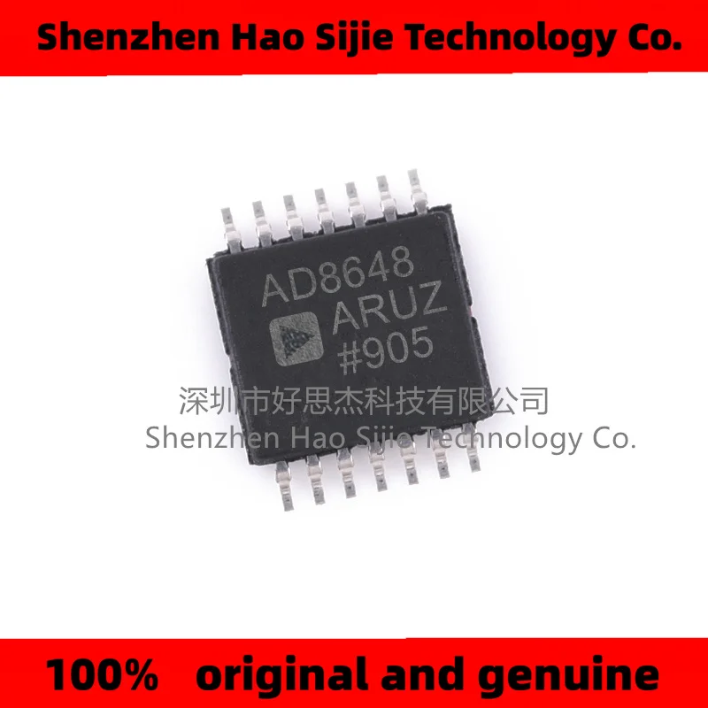 

100% Brand New AD8648ARUZ AD8648ARU AD8648A Silkscreen AD8648 TSSOP-14 Package Operational Amplifier