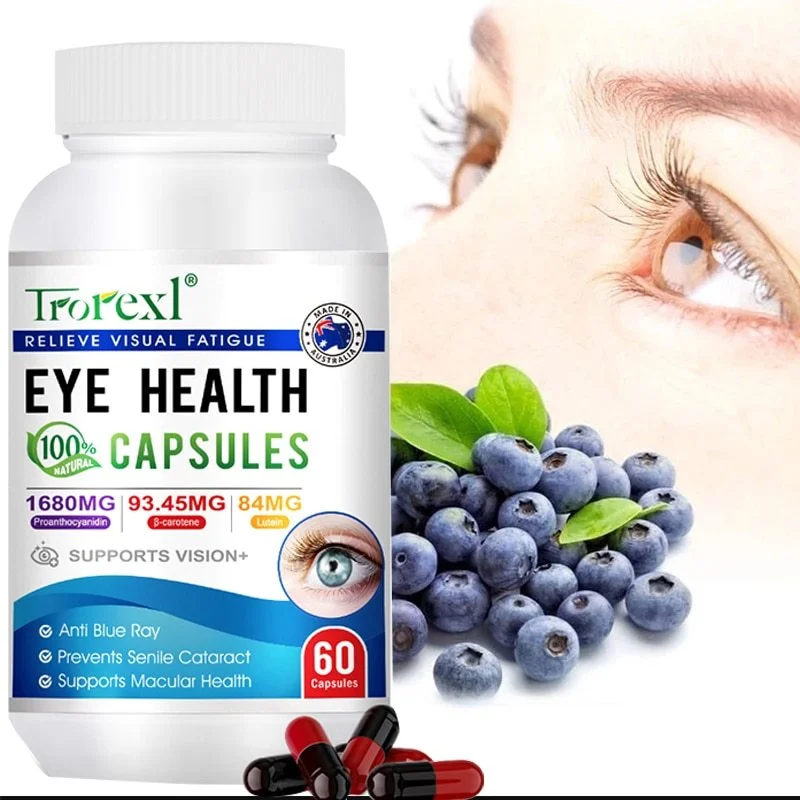 High Potency Lutein Capsules - Relieve Eye Fatigue, Dry Eye and Vision Health, Prevent Blue Light, Prevent Myopia