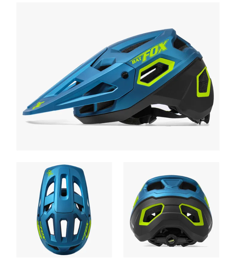 BATFOX 2024 kaski rowerowe MTB mężczyźni kobiety Integralnie formowany kask rowerowy do kolarstwa górskiego casco bicicleta