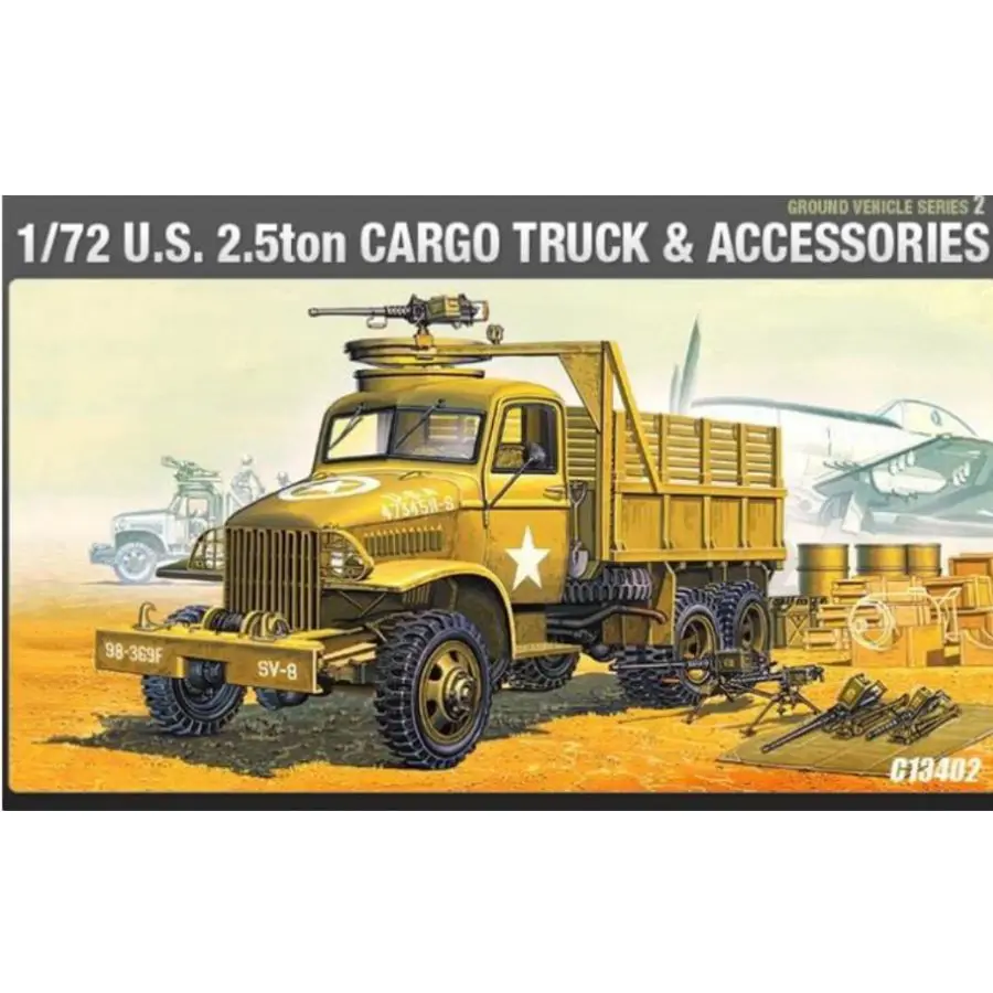 

Academy AC13402 1/72 US CARGOTRUCK & ACCESSORY model kit