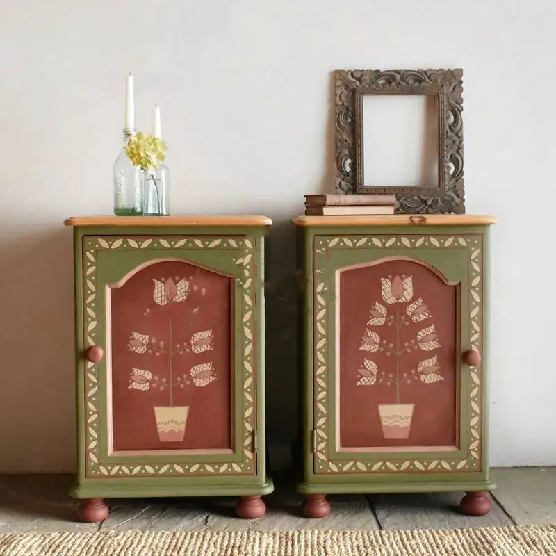 

Beauty Vintage Nightstand Storage Trendy Classic Luxury Drawer Nightstand Design Premium Mesa De Cabeceira Bedroom Furniture