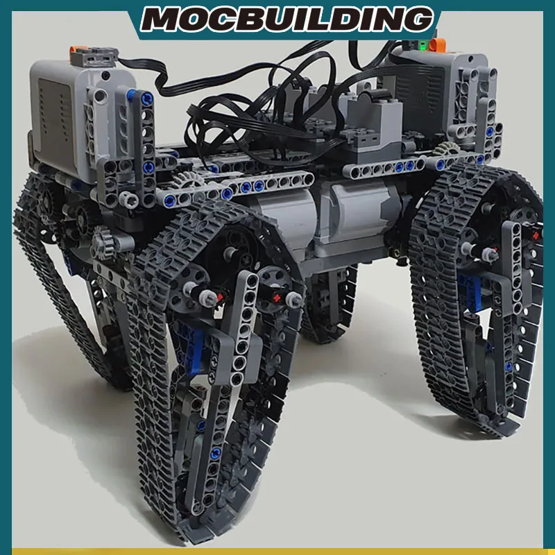 Moc Bausteine verfolgt Kletterer Fahrzeug v6 Technologie Auto DIY Offroad Ziegel Modell Sammlung Spielzeug Puzzle Weihnachts geschenk 1029pcs