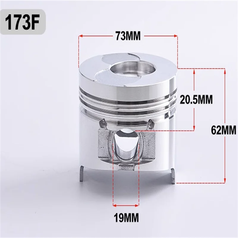 Imagem -03 - Gerador de Motor Diesel Refrigerado a ar Pistão Micro Tiller 170f 173f 178f 186f 188f 192f 195f 198f