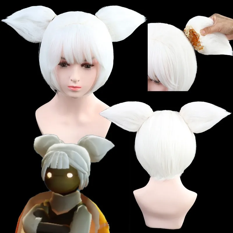 Anime Cosplay perruque oreilles ancêtre ciel enfant forêt tropicale Dragon os Kakashi plat champignon oiseau
