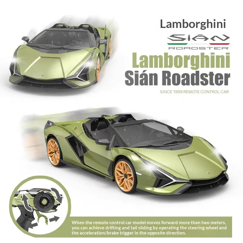 

2.4G Remote-Controlled Car, 1:14 Scale Sports Car, High-Speed Radio-Controlled Drift Racer, Children's Toy for Boys and Girls