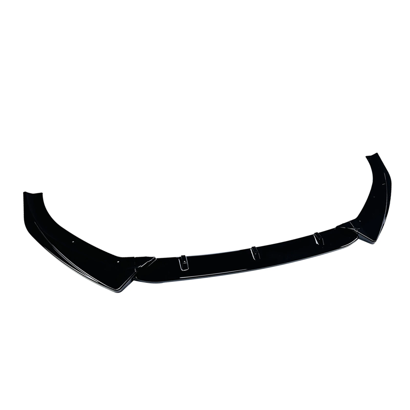 Front Bumper Spoiler Lip For Audi A3 S3 8V Sline S-Line 2017-2020 Gloss Black/Carbon Fiber Look Lower Splitter Protector Blade