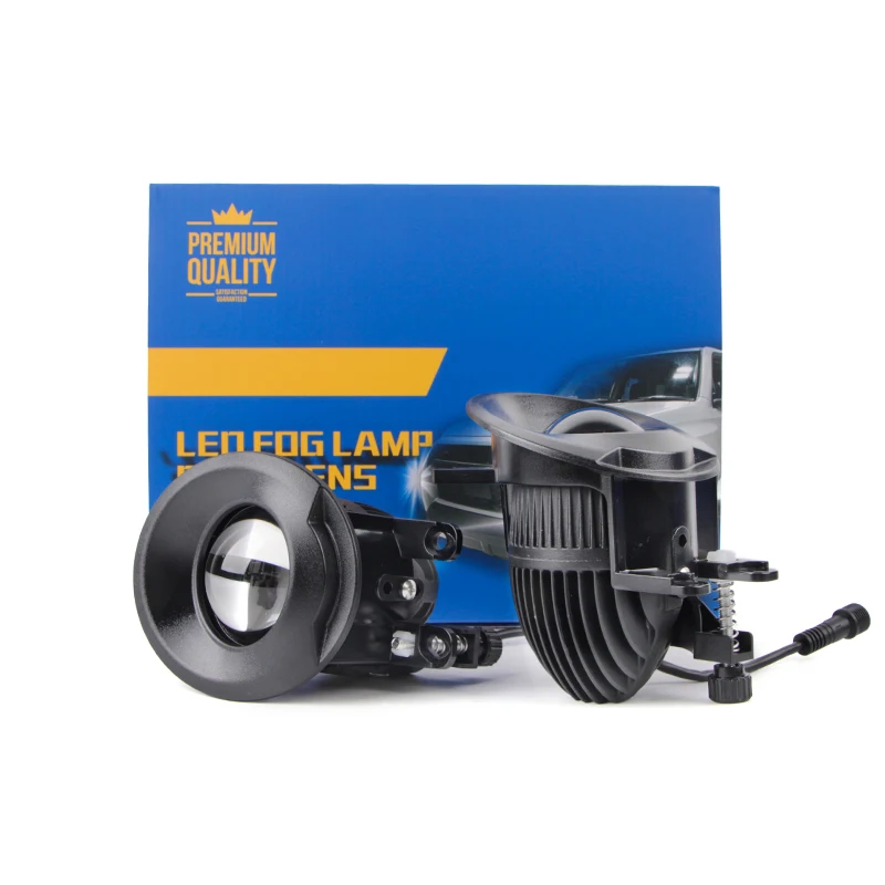 

12V bi led car fog Light 2.0 Inch Turn 3.0 Inch for Toyota Lens Headlight CSP Chip super bright white light FogLight Projector