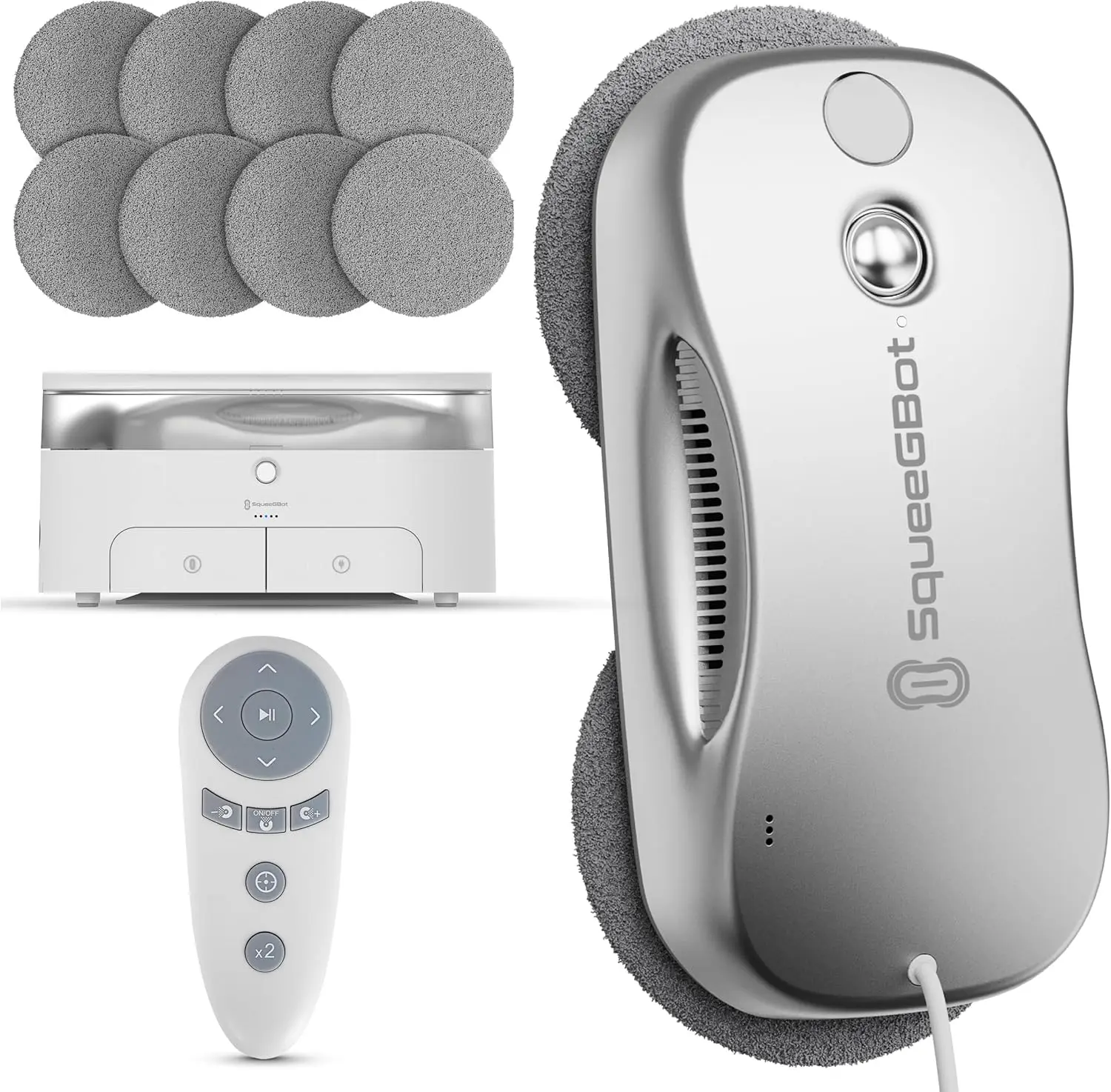 Cleaning Robot Ideal for Panoramic Windows, Tiles, Mirrors, Robot Windows Cleaner with Intelligent AI 5.0 Navigation, Electric W