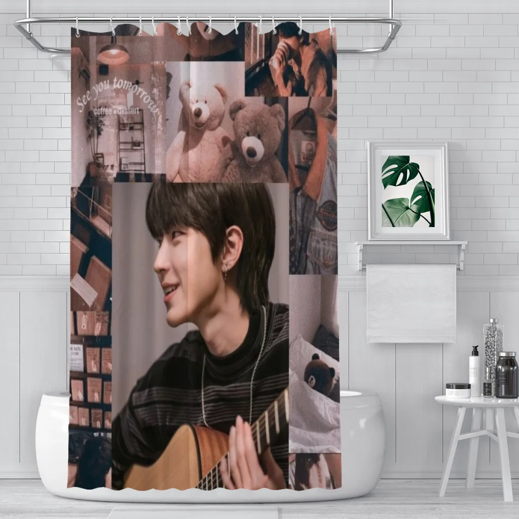 

Hwang In Yeop Shower Curtain Bathroom Decoration Shower Curtain Birthday Gift