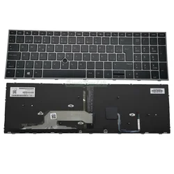 US RU Spanish Backlit Keyboard for HP ZBOOK 15 G5 G6, ZBook 17 G5 G6 L29635 L12765-041 L28407 L12764-071 Russian English Spain