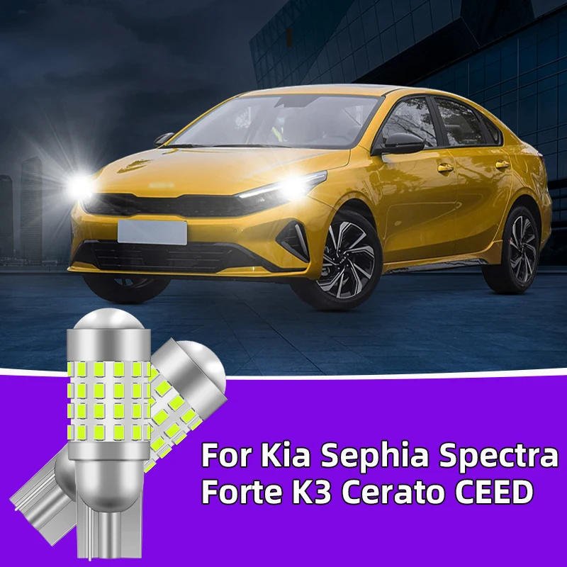 

2Pcs T10 W5W LED Bulb For Kia Sephia Spectra Forte K3 Cerato CEED JD GT SW 2006-2017 2018 2019 2020 Car Interior Clearance Light