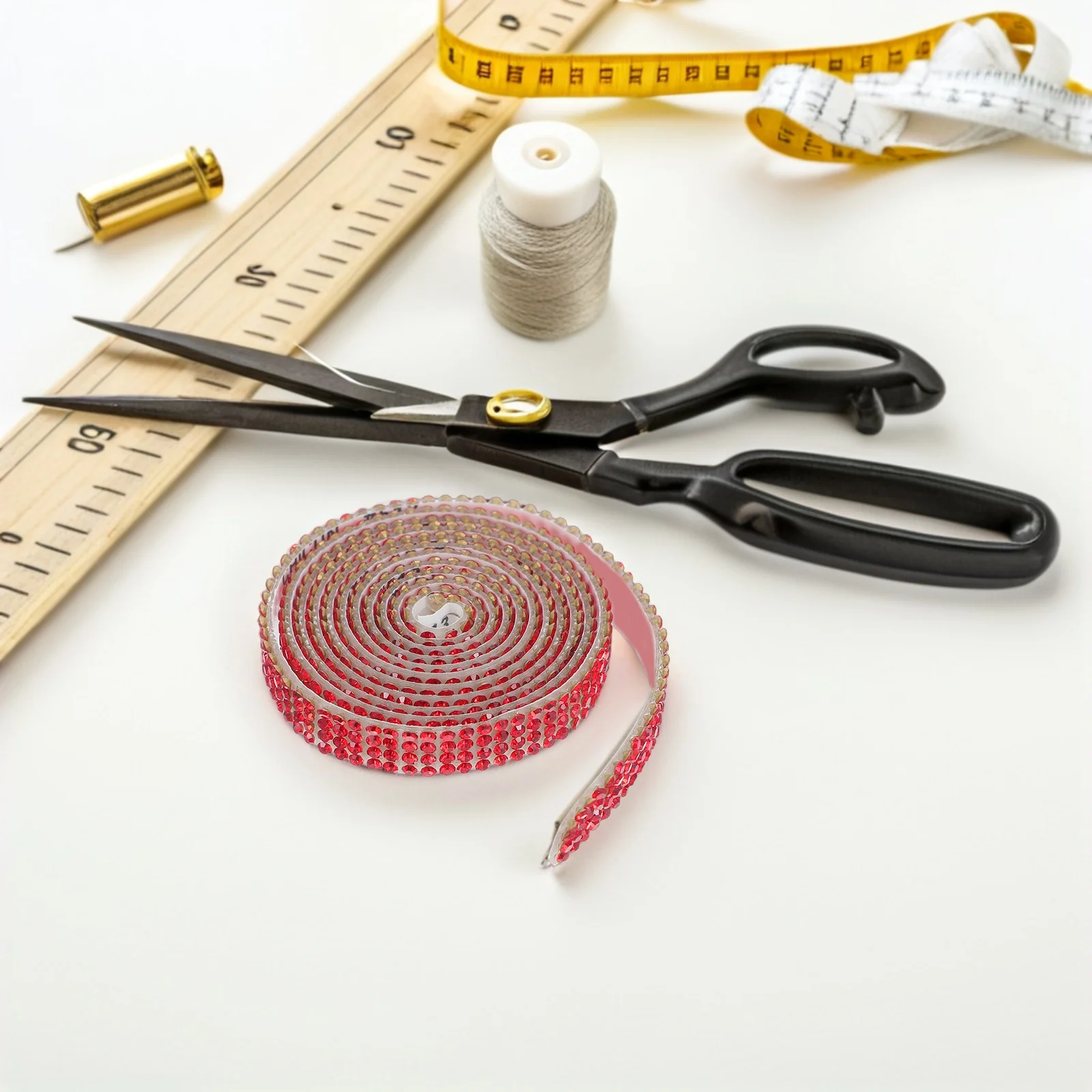 5 قطعة لفات شريط حجر الراين ذاتية اللصق شرائط بلينغ ملصقات الشريط DIY بها بنفسك الحرف الزفاف الديكور تألق حجر الراين