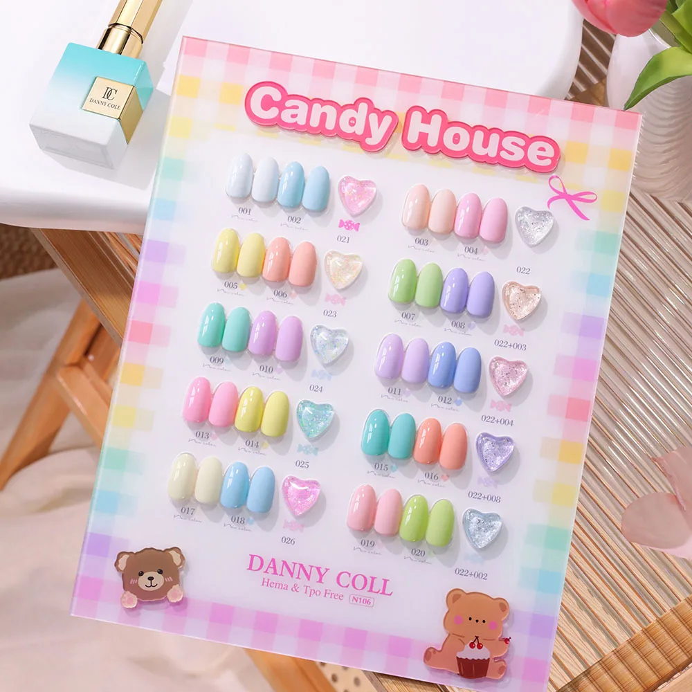 Lovely Macaroon Gel Nail Polish Set Candy Color Nail UV Gel Varnish Soak Off Gelpolish Gel Varnish Nail Art Lacque Primer 26 PCS