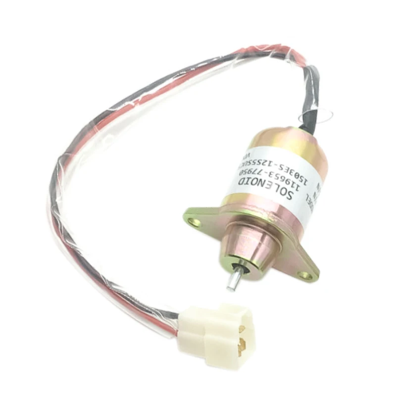 119653-77950 Stop Solenoid Valve 12V for Yanmar Engine 1503ES-12S5SUC5S 119285-77950 SA-4562T SA-5213