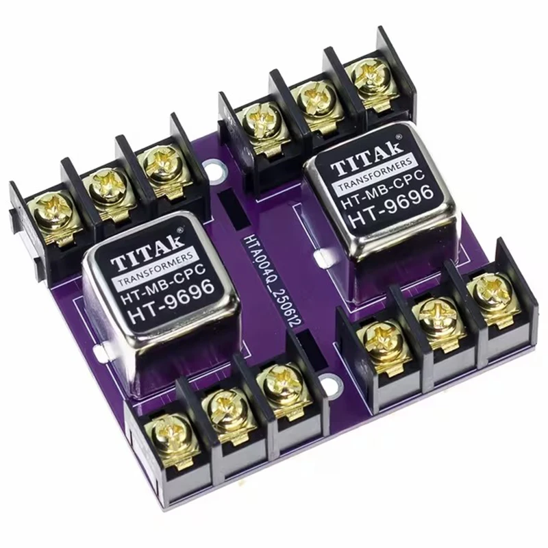 Isolateur audio 20Hz-20KHz pour conversion symétrique et asymétrique, transformateur d'isolation en permalloy 600:600 Ohm