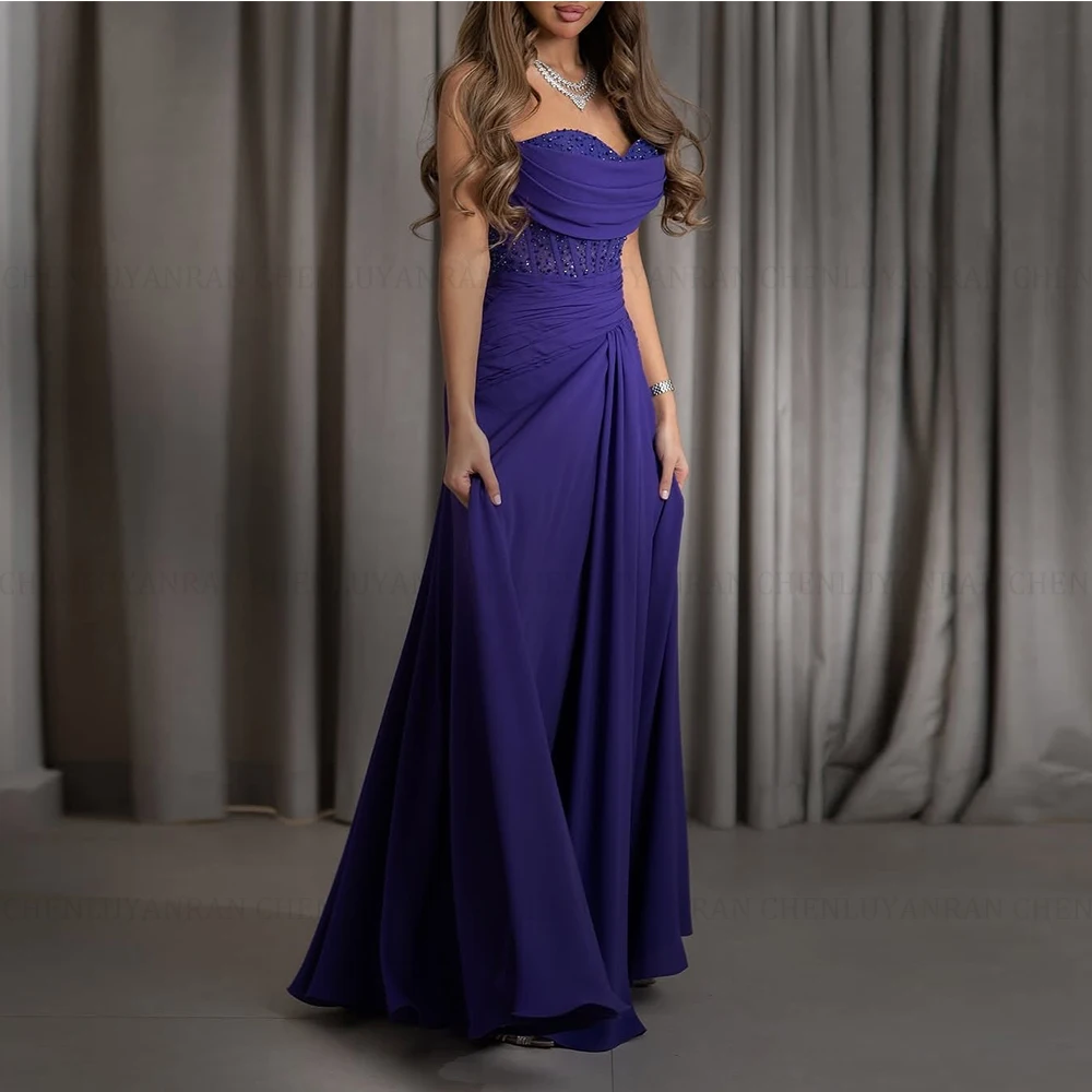 

MOLISA индивидуальные платья для выпускного вечера без рукавов в форме сердца Vestidos De Fiesta вечерние платья плиссированные бусы длиной до пола вечернее платье