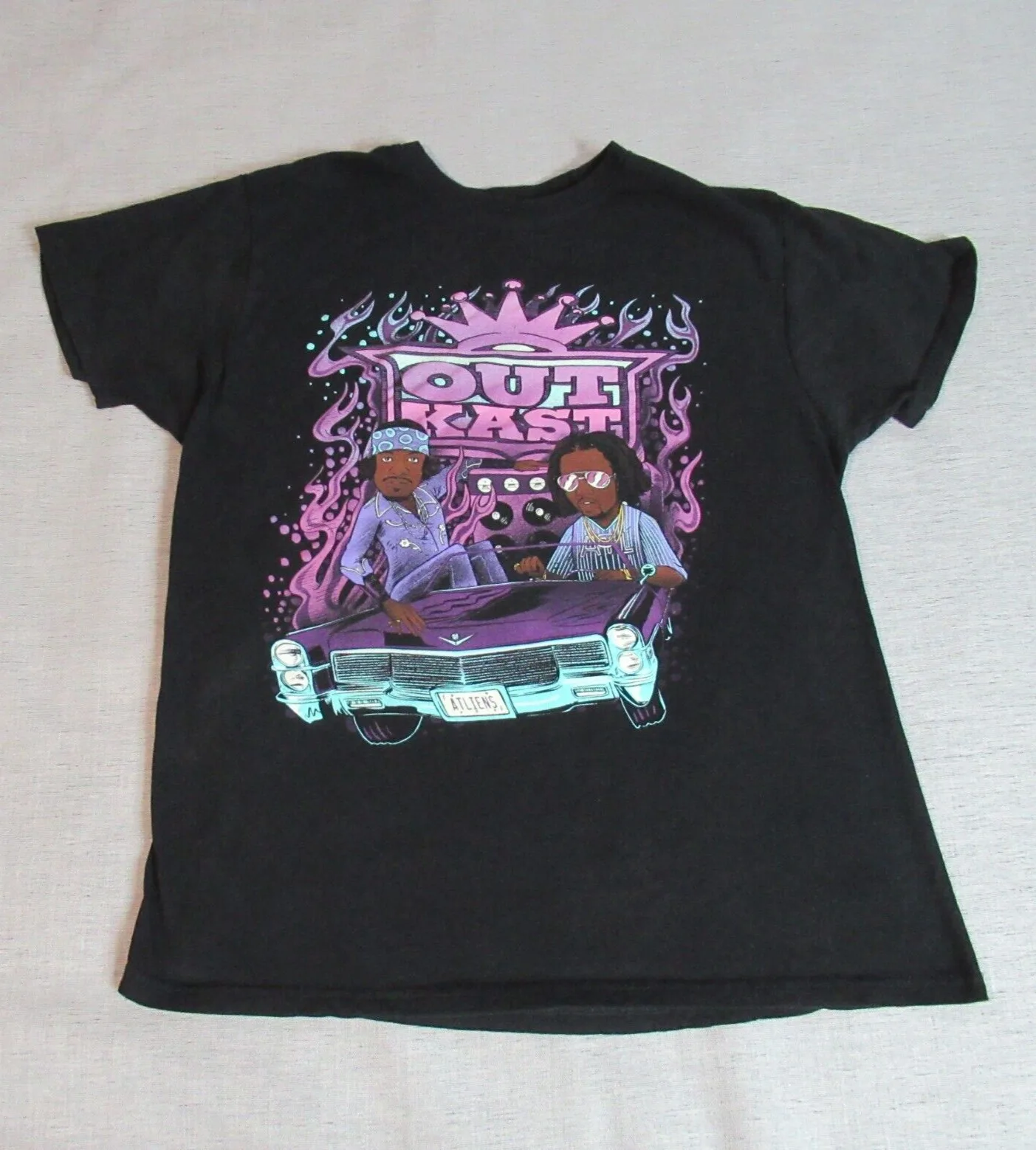 Outkast T Shirt Mens Large Black  Hip Hop Music Caddy