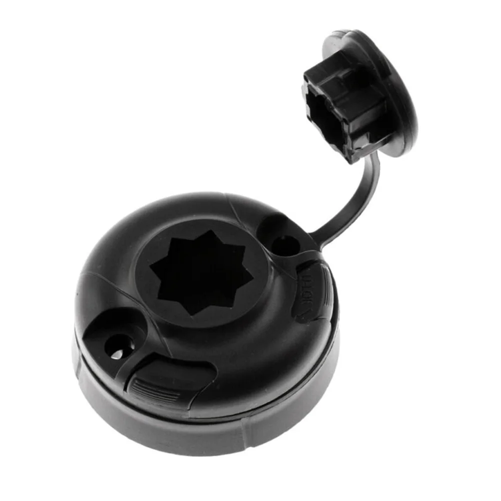 Rod Holder Base Fishing Rod Mount For Offshore Fishing Black Functional Fishing Rod Base ABS Plastic Construction