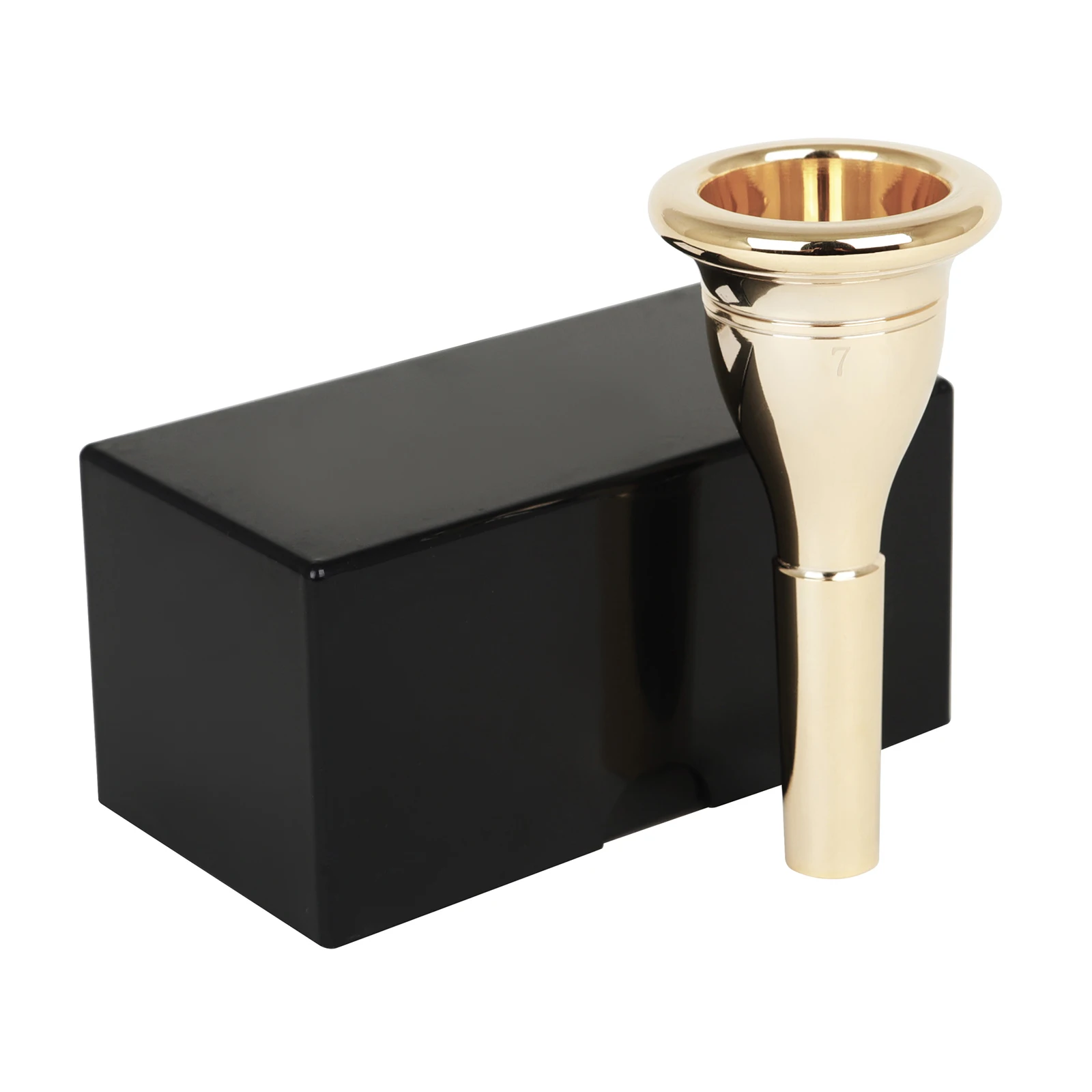 Tuba Mouthpiece Solid Durable Brass Construction Gold Plated Small mouth Tuba Mouthpiece Musical Instrument Accessories