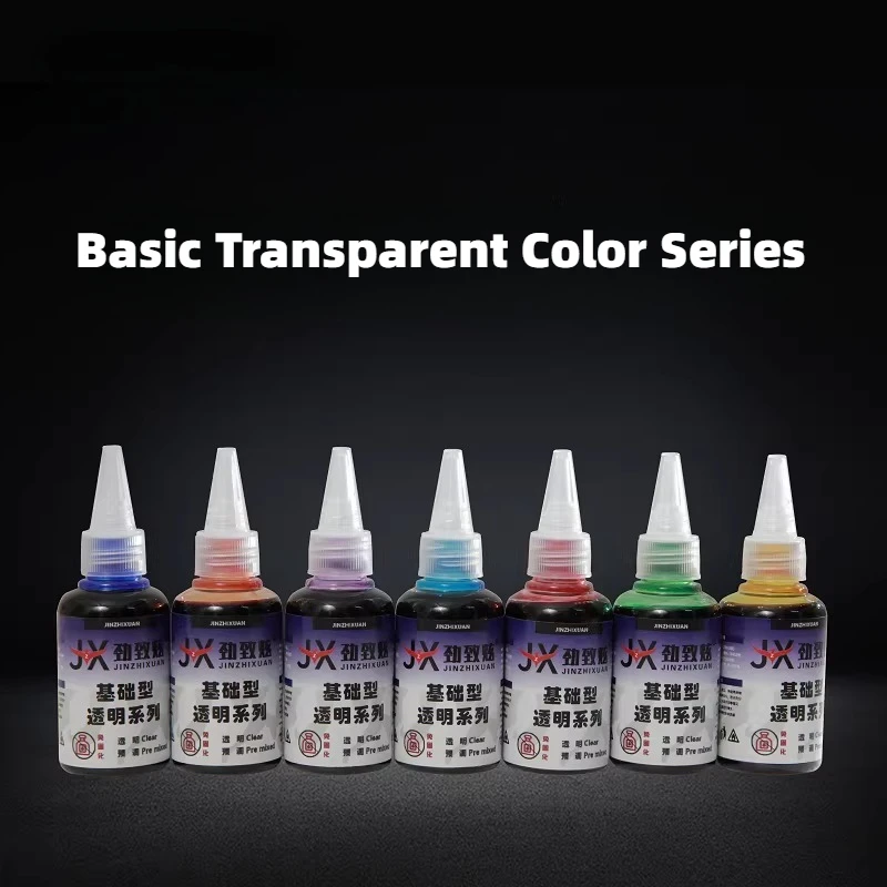 100ml Basic Type/transparent Color Series/no Dilution Pre Mixed Paint/DIY Handmade Model Paint/mirror Transparent Spray Painting