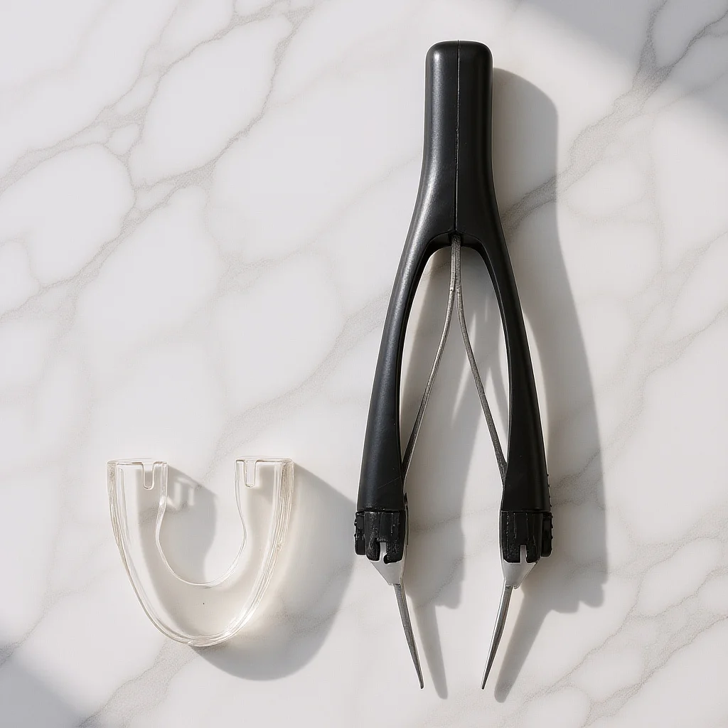 精密眉毛ピンセットセット自動格納式顔の毛の除去ツール多用途美容メイクアップキットポータブルランダムカラー