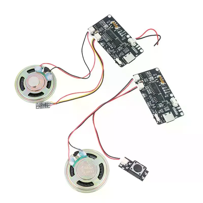 Recordable Sound Module 8M MP3 WAV Button Control Music Voice Player Programmable Board For DIY Greeting Card Production Audio
