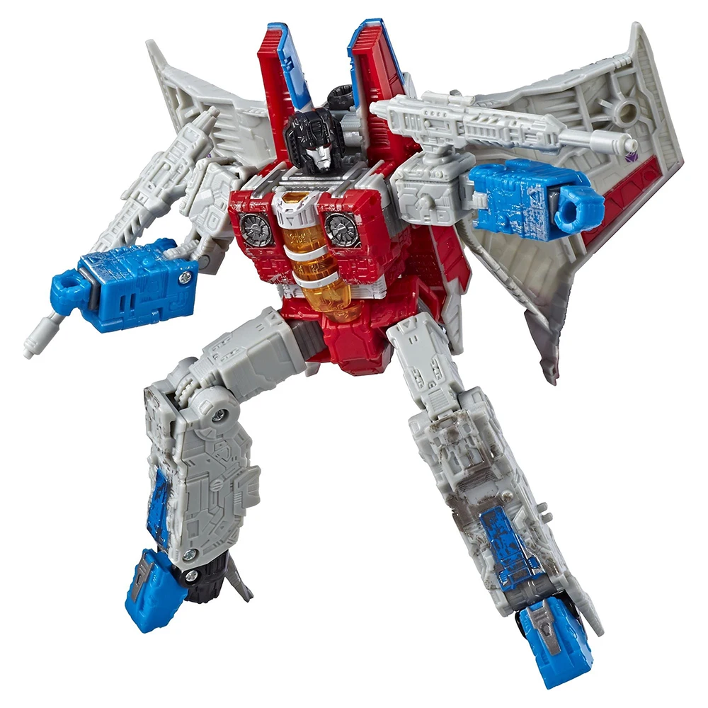 [มีสินค้าในสต็อก] หุ่นยนต์แอ็คชั่น Hasbro Transformers War for Cybertron Siege Starscream ขนาด 18 ซม. รุ่น Voyager Class ของเล่นสะสม ฟิกเกอร์อนิเมะ ของขวัญ