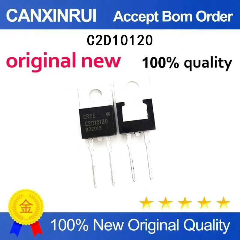 

(5-100 Pieces) New C2D10120 fast recovery rectifier transistor 10A 1200V direct insertion transistor TO-247
