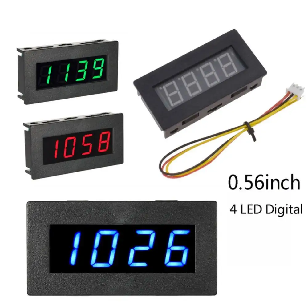 Wholesale & Dropshipping ！5-9999RPM 0.56inch 4 Digit Display Car Motor Digital Tachometer Speed Meter