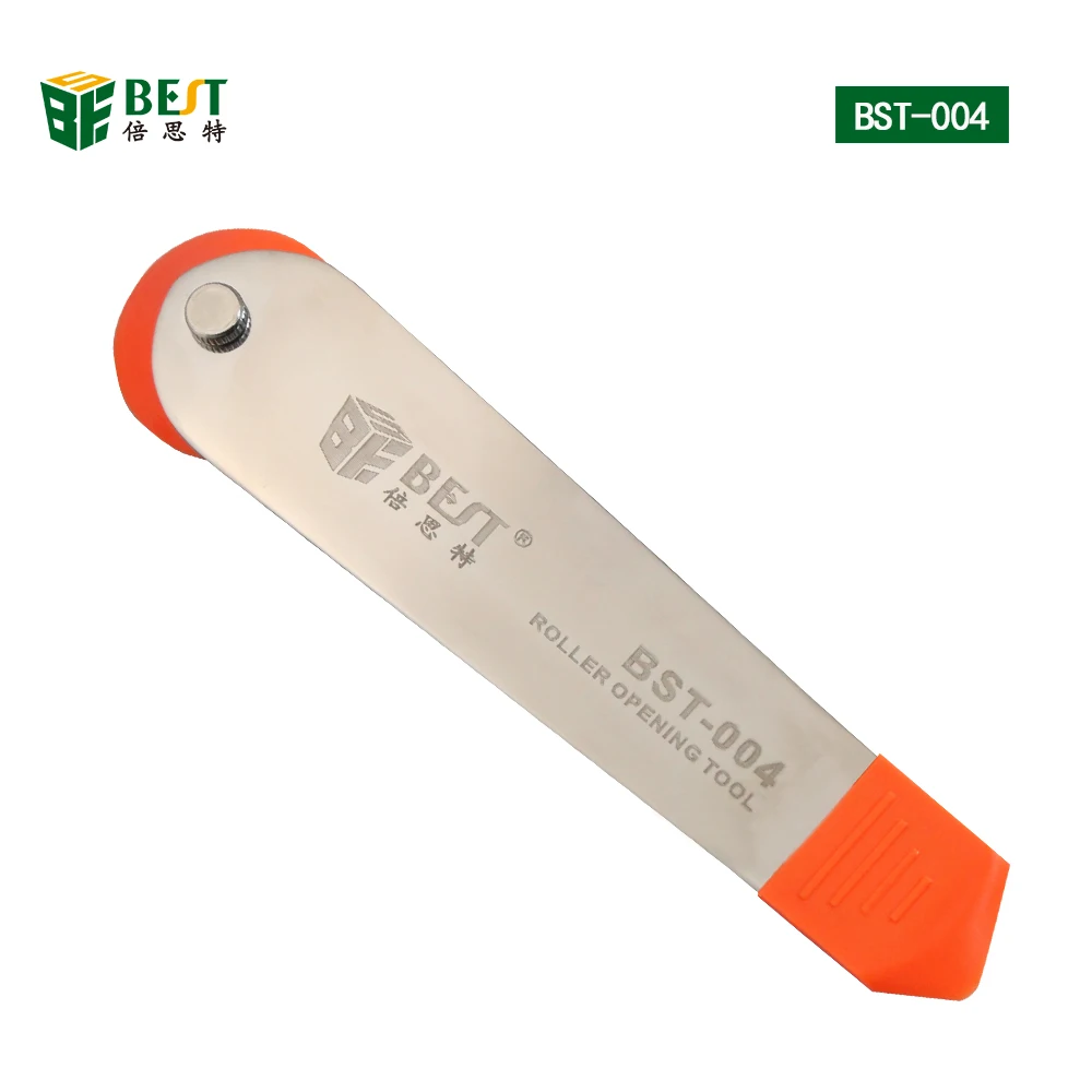 BST-004 Mobile Phone Repair Tools Roller Metal Pry Flexible Steel Crowbar Metal Scraper Phone Tablet Repair Tools