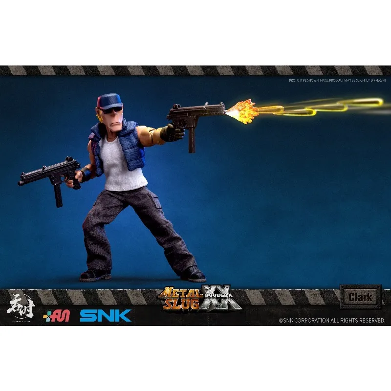 In Stock Tunshi Studio 1/12 Metal Slug KOF Figure Clark Ralf Leona Hyakutaro SNK Licensed Game Collectible Model Toy - view 6