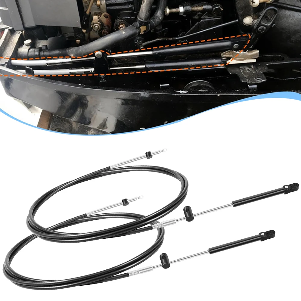 

Тросы управления двигателем и переключением передач для лодок длиной 15 футов, совместимые с контроллером Gen1 600A, подходят для подвесных моторов Mercury MerCruiser Marine Force