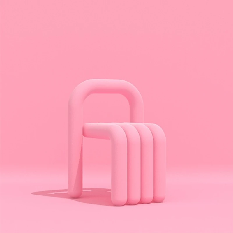 Internet Celebrity Chair Back, Simple Dining Chair, Ins Style Creative Chair, Bench, Bedroom Chairs, Furniture, Dresser Chairs