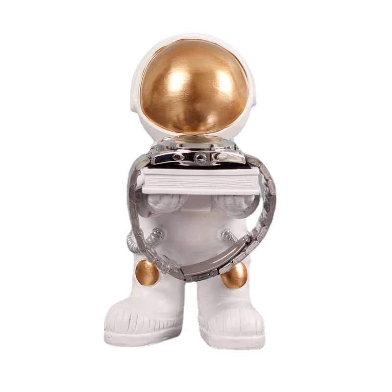 Creative Spaceman Watch Stand Case Display Luxury Watch Holder Stand Figurine Apple Astronaut Mechanical Watches Bracket Gift