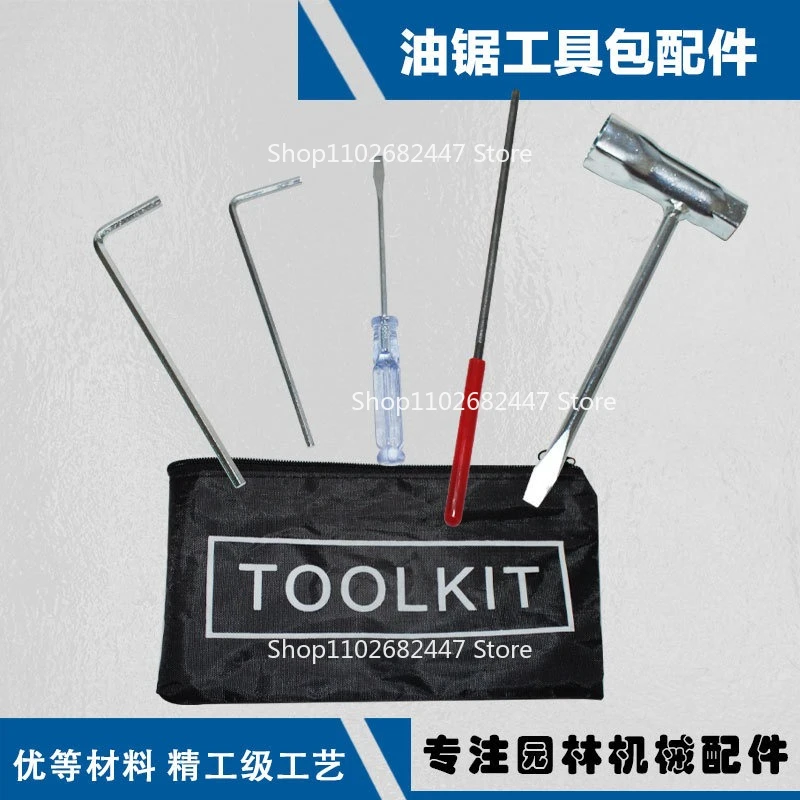 

Chainsaw Repair Kit Gasoline Saw Tool Wrench Accessories Kit Sleeve Wrench File Hexagon