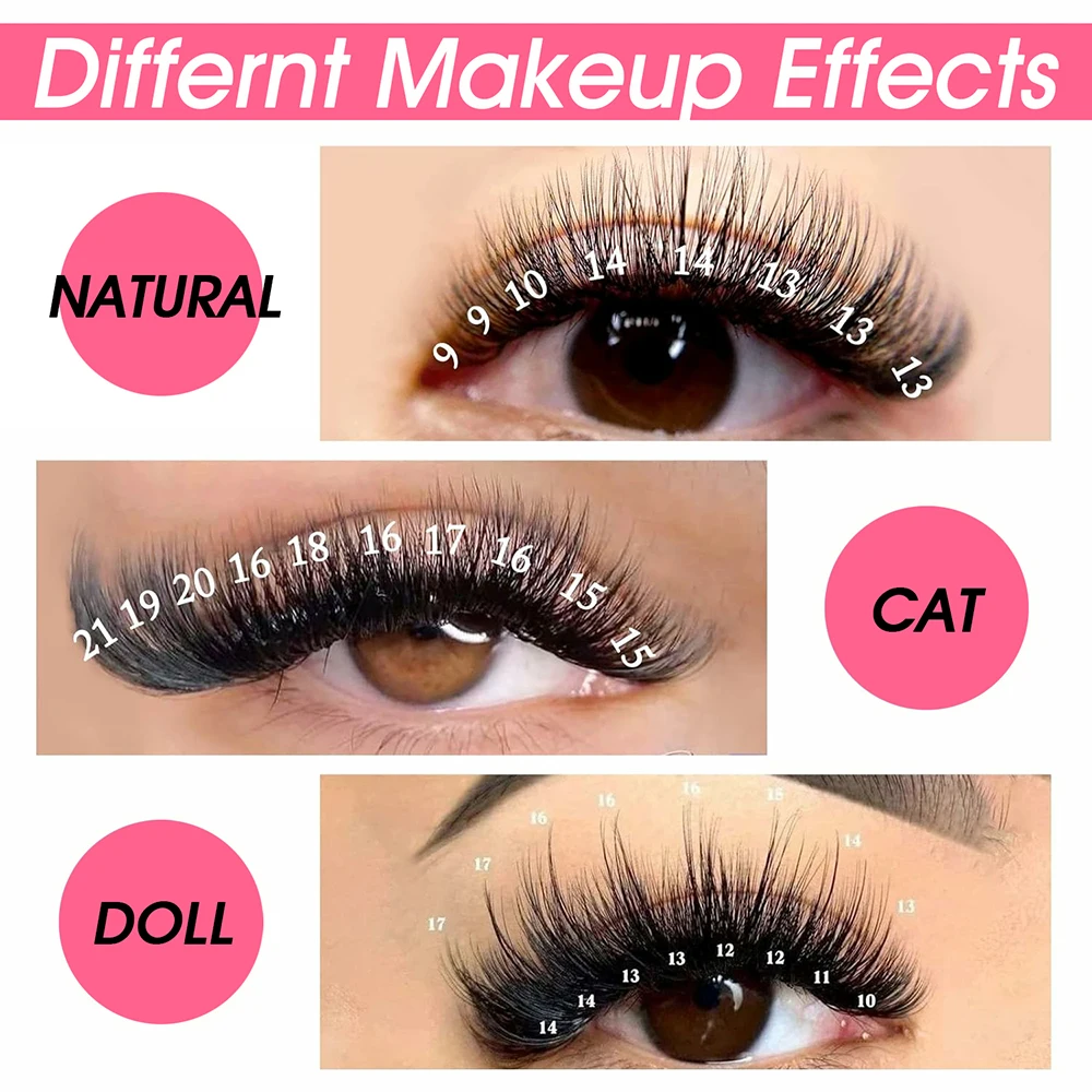 Hochwertige MASSCAKU individuelle künstliche Nerz-Make-up-Wimpern in einer Sekunde, natürlich aussieht, handgefertigt, leicht auswaffernde Wimpern, Make-up-Tools – Detail 9