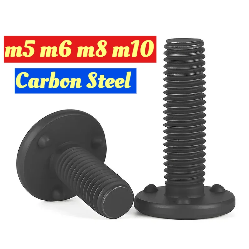 

Black Flat Head Welding Screws Grade 8.8 Carbon Steel Three-Point Car Welding Studs m5 m6 m8 m10