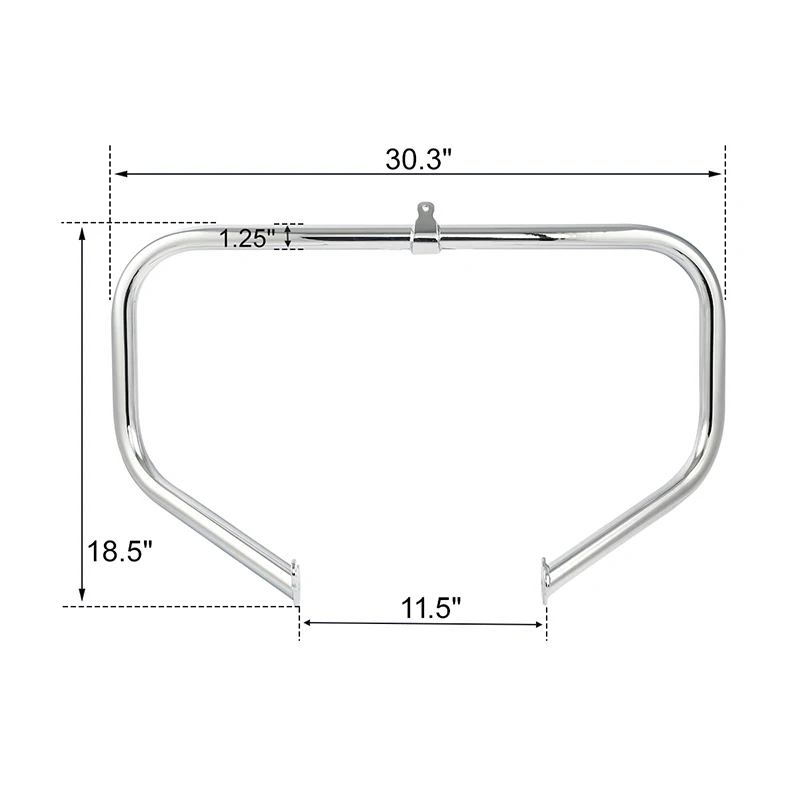 Silnik motocykla Highway Crash Guard Bar dla Harley Touring Road King Electra przemieszczanie się po ulicy Ultra 2009-2023 13 FLHX FLHXSE FLHR — zdjęcie 5