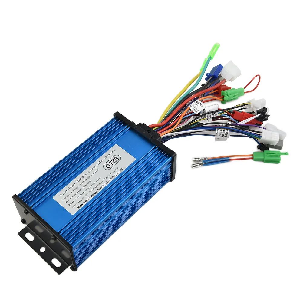 Smooth Operation 1800W 48V 60V Leadacid Lithium Battery Eelectric Bicycle BLDCM Controller with High Level Brake Support