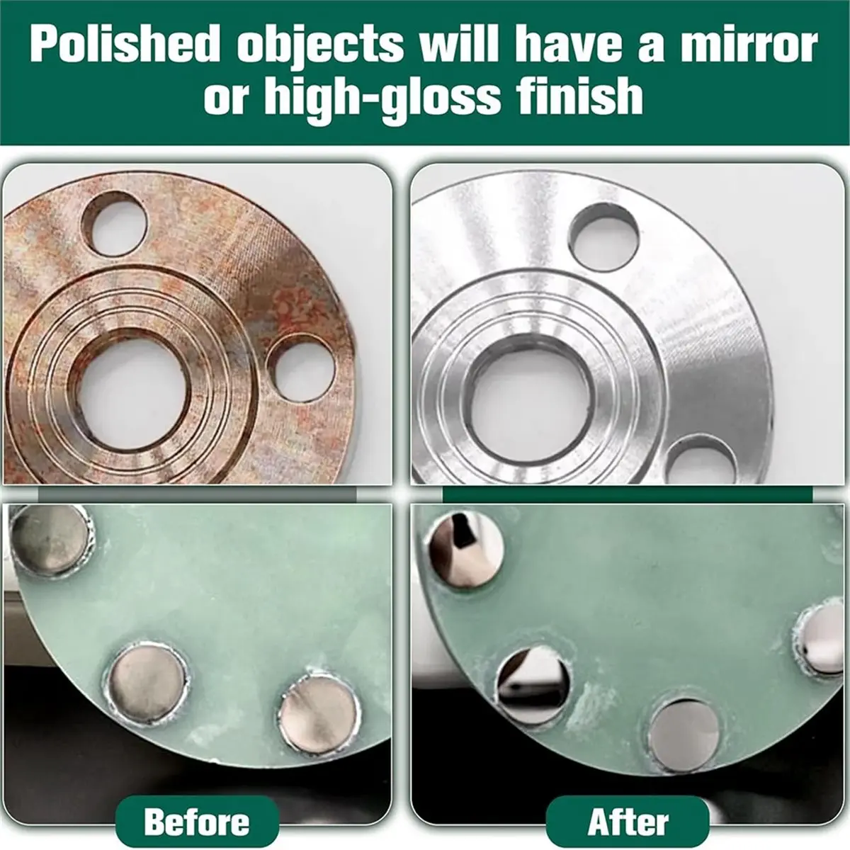 6 Pcs Metal Buffing Polishing Compounds Kit Buffing Wheel Compound Grit Corresponds to the Color From Coarse to Fine