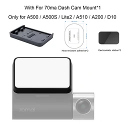 for 70mai Dash Cam Mount For 70mai Dash Cam Pro Plus+ A500S 70mai Lite2 A200 A510 Mount