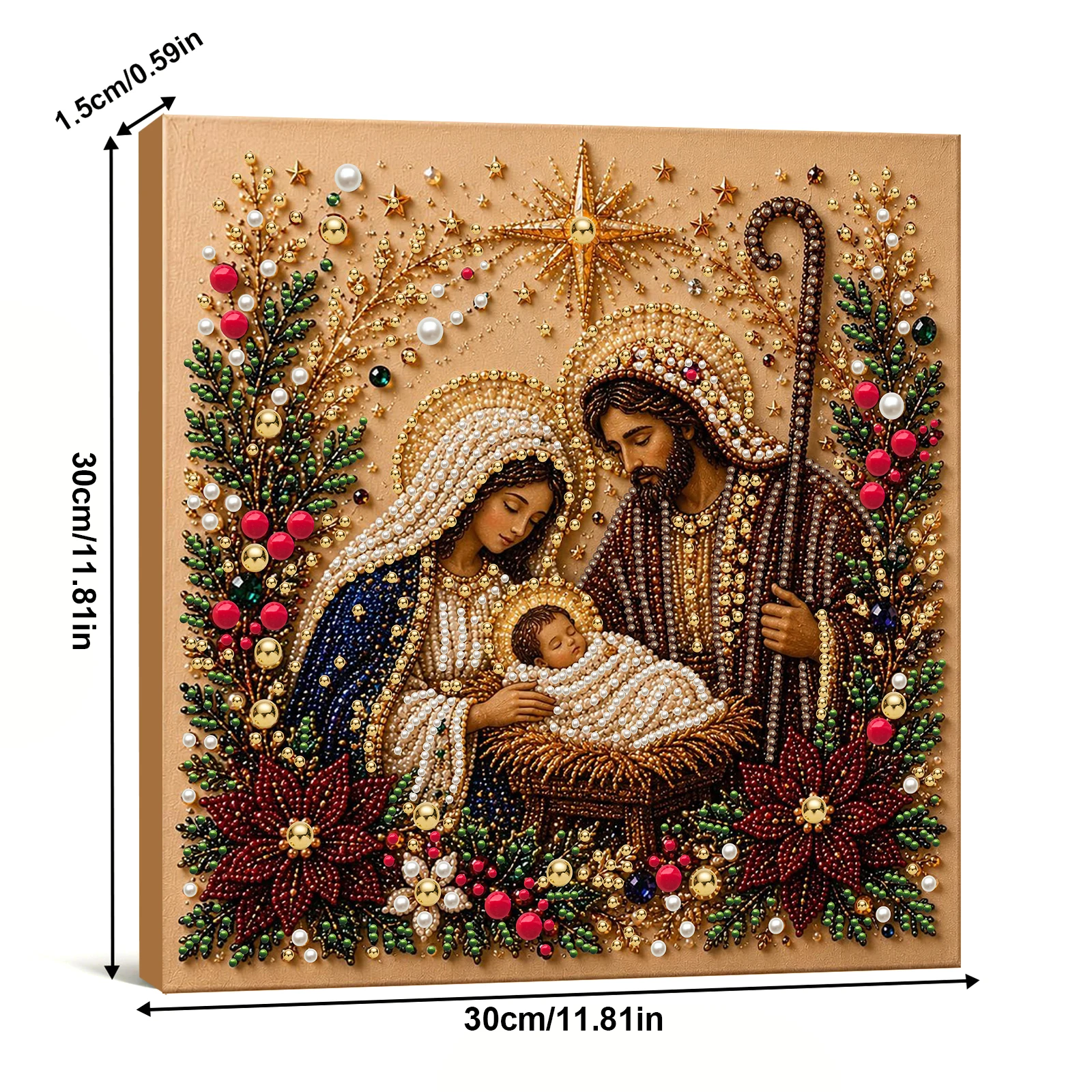ชุดอุปกรณ์ศิลปะภาพวาดเพชรไข่มุ - Art Craft For Christmas บทวิจารณ์และราคา