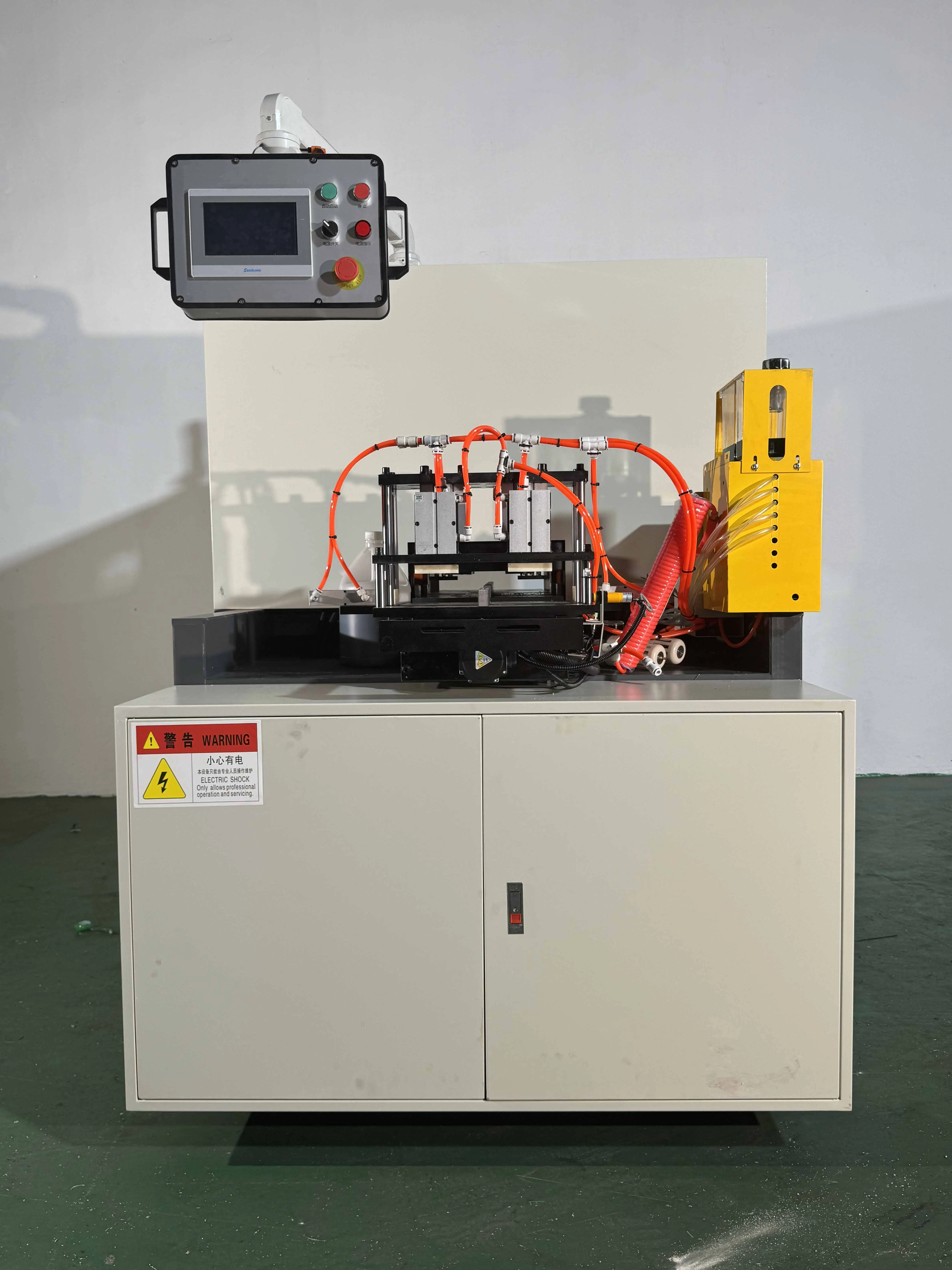 Photovoltaic Solar Water Tank Middle Support Plate Punching Tapping Machine Photovoltaic Support Production Line Equipment