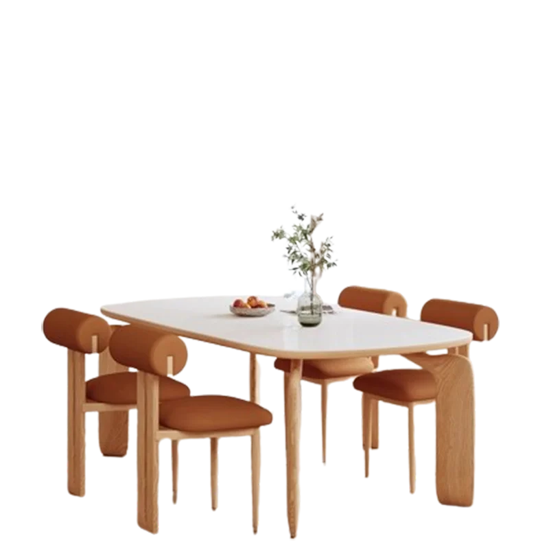 Living Room Dining Table Kitchen Party Floor Big Center Dining Table Restaurant Oval Nordic Mesas De Comedor Home Furniture