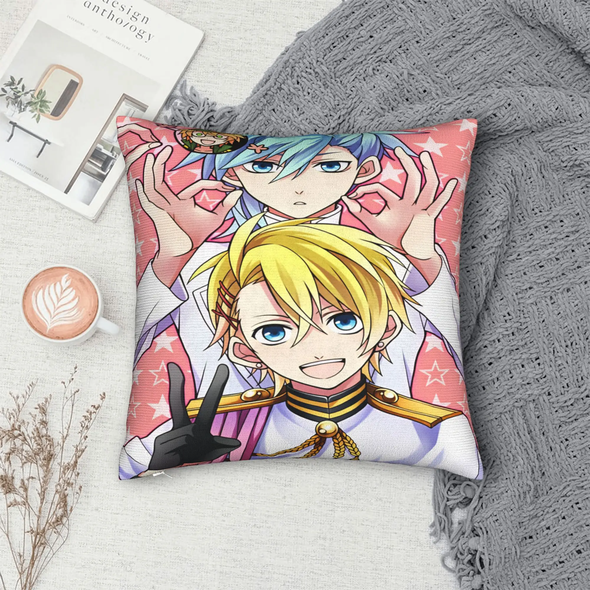 Pillow Cover U-Uta no Prince-sama Hijirikawa Masato    Funny Pillow Case For Sofa Home Decoration Pillowcases