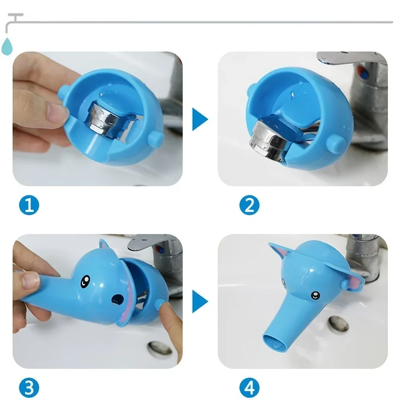Śliczne przedłużacz do kranu z kreskówek dla małych dzieci przedłużacz do zlewu dla dzieci do mycia rąk umywalka do łazienki wylewka pomoc do mycia