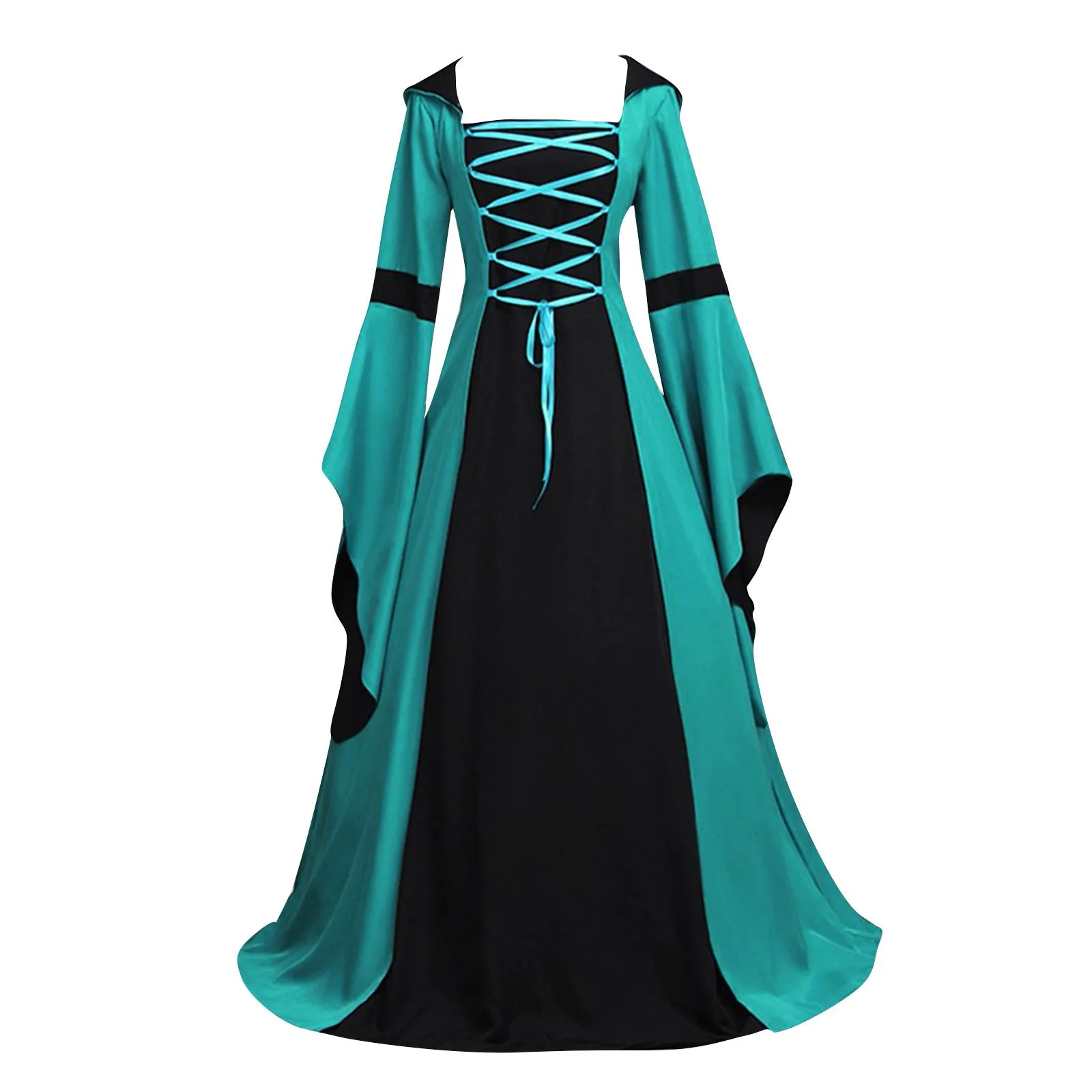 

Halloween Women's Vintage Medieval Costume Gothic Dress Vestidos Party Casual Dresses Medieval Cosplay For Women