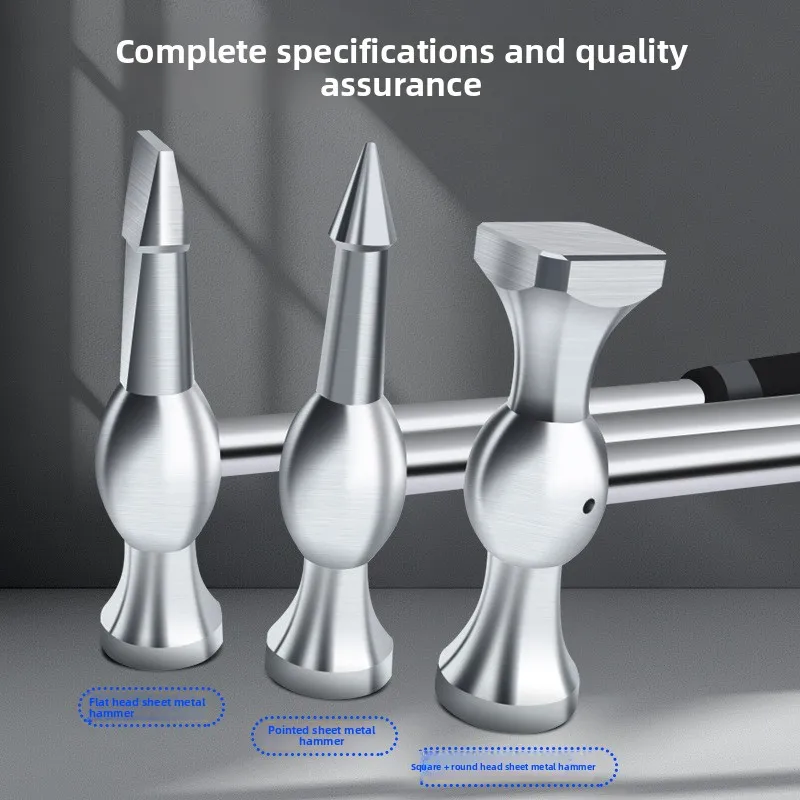 Ferramenta de martelo de corpo de alumínio resistente para reparo de amassados e modelagem de chapa metálica ferramenta manual de grau profissional