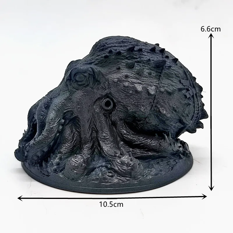 Octopus Monster Head Silicone Mold DIY Candle Resin Gypsum Silicone Mold Halloween Decoration Tool